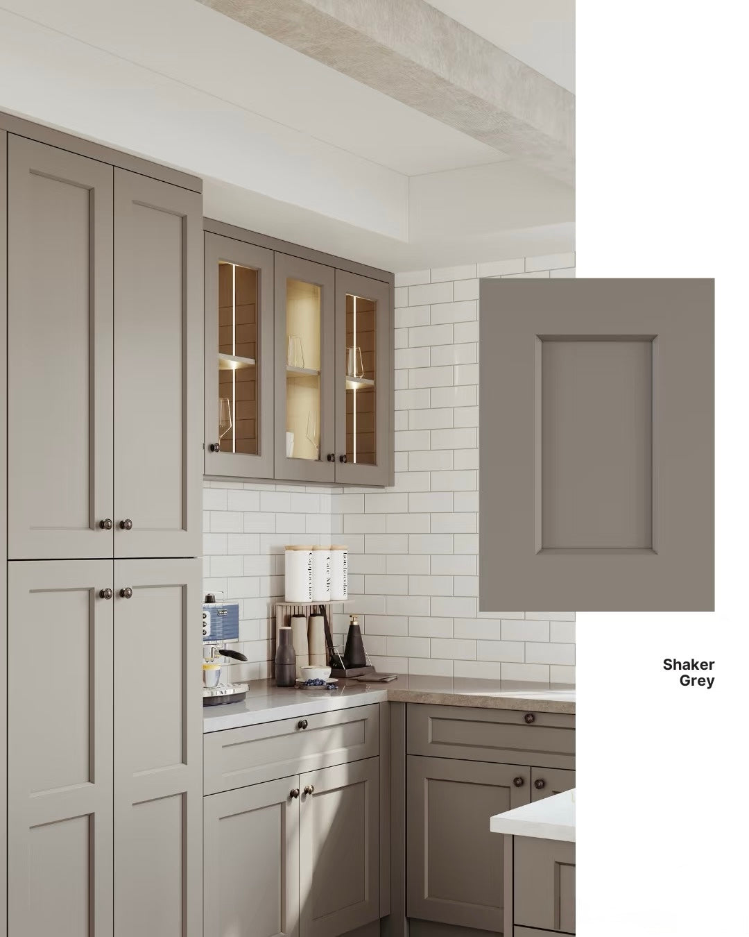 QZ American kitchen cabinet - Shaker Gary